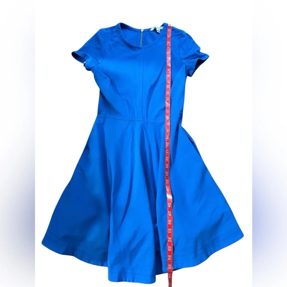 Diane Von Furstenberg Ivana Dress in Blue Iris Sz 4 - Picture 7 of 7